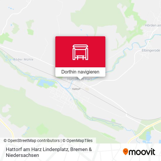 Hattorf am Harz Lindenplatz Karte