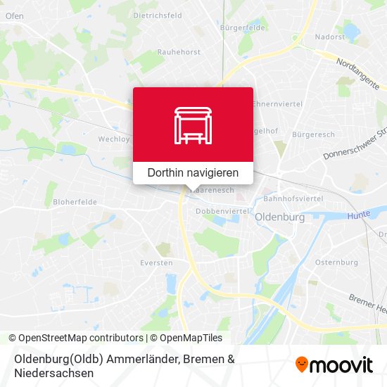 Oldenburg(Oldb) Ammerländer Karte
