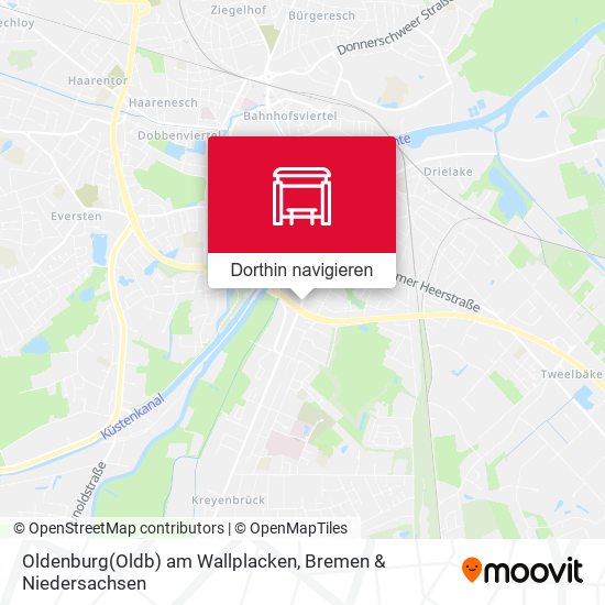 Oldenburg(Oldb) am Wallplacken Karte