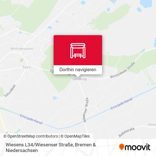 Wiesens L34/Wiesenser Straße Karte