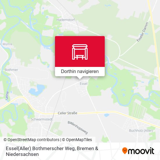 Essel(Aller) Bothmerscher Weg Karte