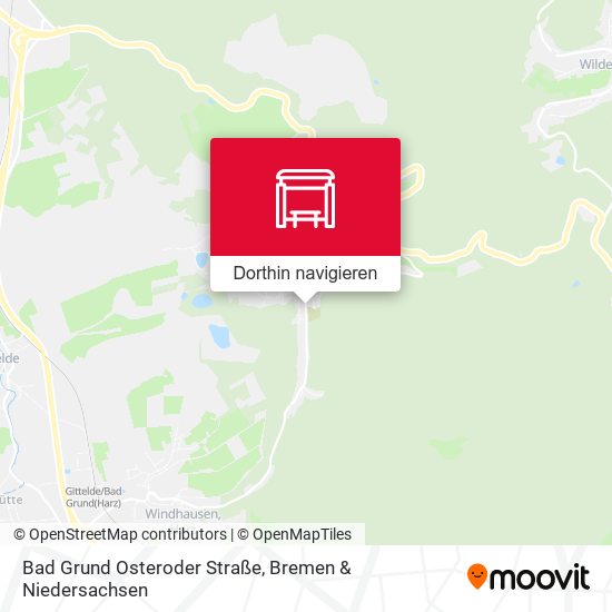 Bad Grund Osteroder Straße Karte