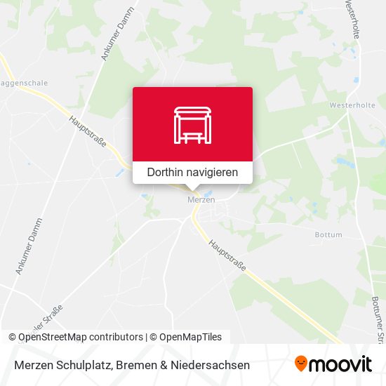 Merzen Schulplatz Karte