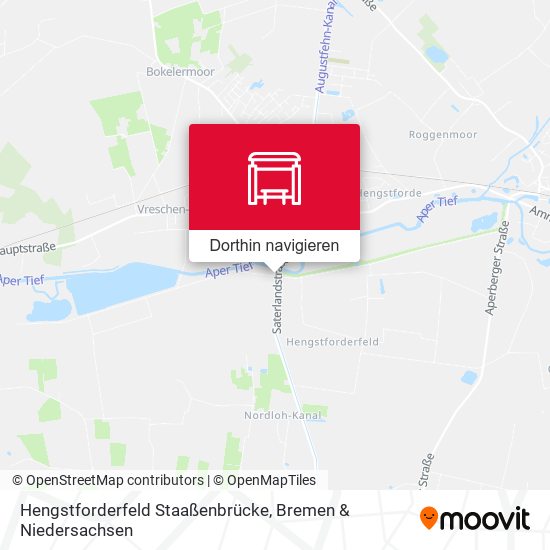 Hengstforderfeld Staaßenbrücke Karte