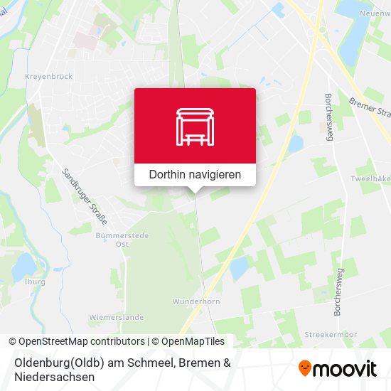 Oldenburg(Oldb) am Schmeel Karte