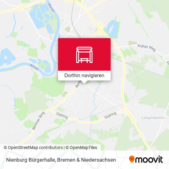 Nienburg Bürgerhalle Karte