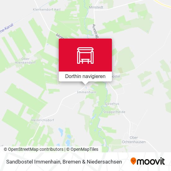 Sandbostel Immenhain Karte
