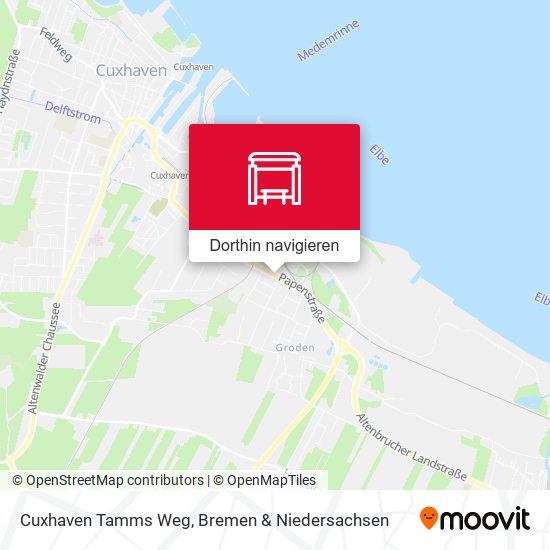 Cuxhaven Tamms Weg Karte