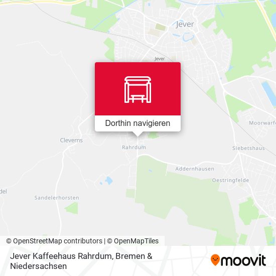 Jever Kaffeehaus Rahrdum Karte