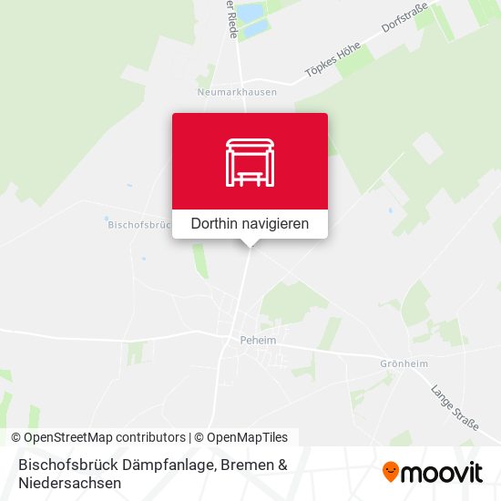 Bischofsbrück Dämpfanlage Karte