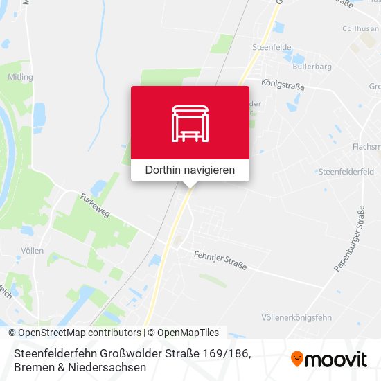 Steenfelderfehn Großwolder Straße 169 / 186 Karte