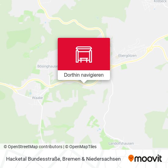 Hacketal Bundesstraße Karte