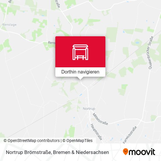 Nortrup Brömstraße Karte