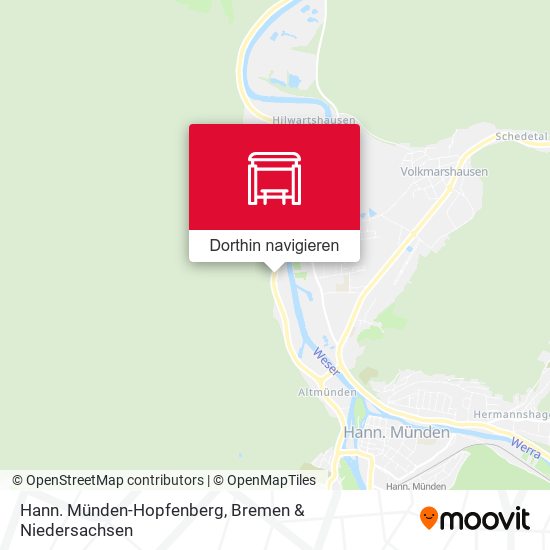 Hann. Münden-Hopfenberg Karte