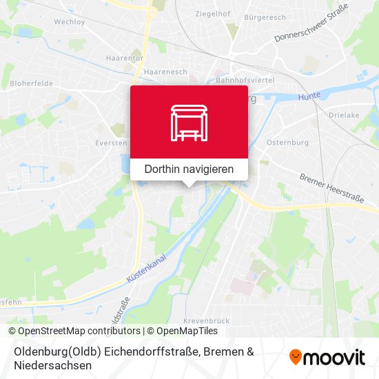Oldenburg(Oldb) Eichendorffstraße Karte
