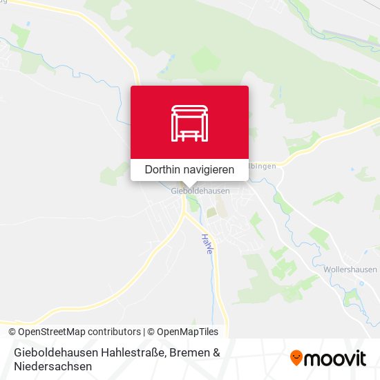 Gieboldehausen Hahlestraße Karte
