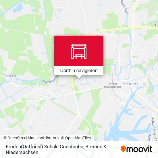 Emden(Ostfriesl) Schule Constantia Karte