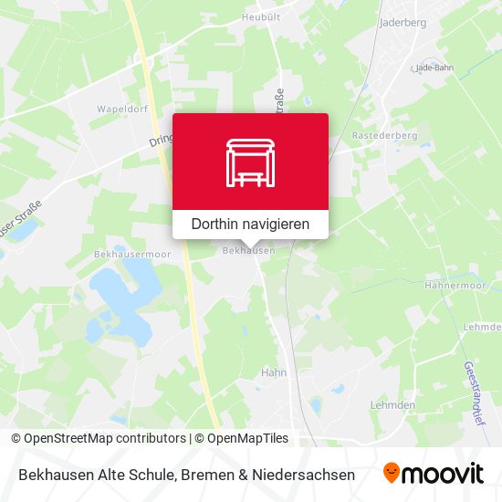 Bekhausen Alte Schule Karte