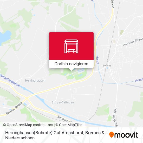 Herringhausen(Bohmte) Gut Arenshorst Karte
