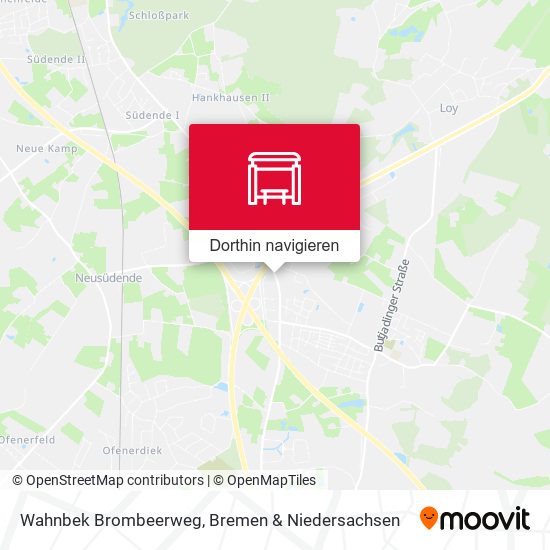 Wahnbek Brombeerweg Karte