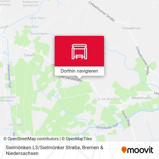 Sielmönken L3 / Sielmönker Straße Karte