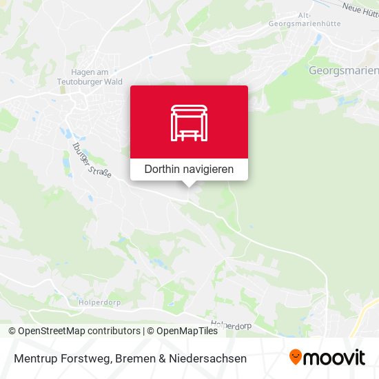 Mentrup Forstweg Karte