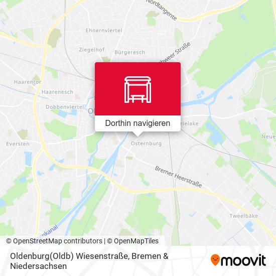 Oldenburg(Oldb) Wiesenstraße Karte