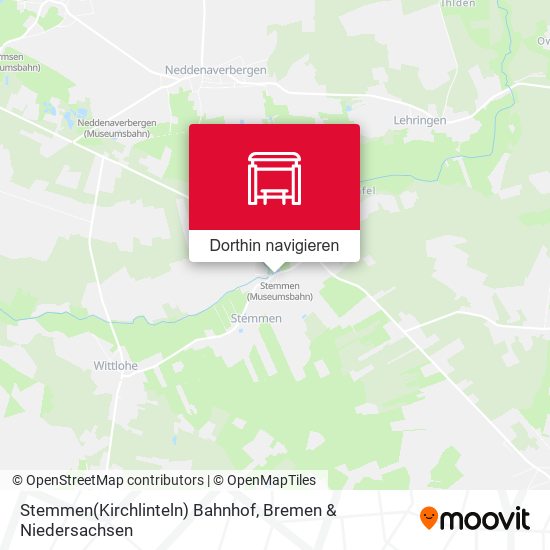 Stemmen(Kirchlinteln) Bahnhof Karte