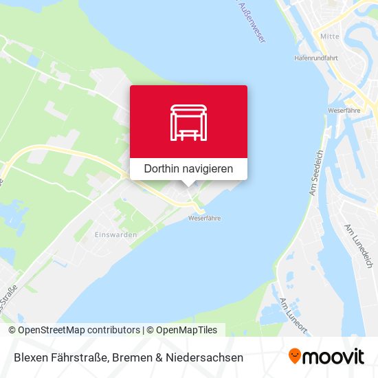 Blexen Fährstraße Karte