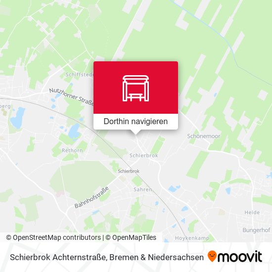 Schierbrok Achternstraße Karte