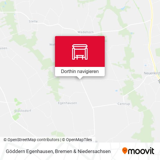 Göddern Egenhausen Karte
