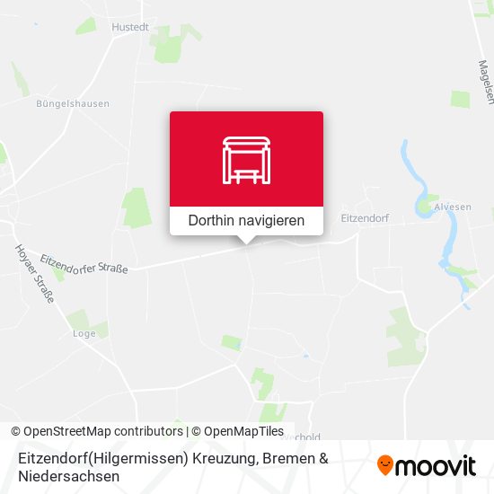 Eitzendorf(Hilgermissen) Kreuzung Karte