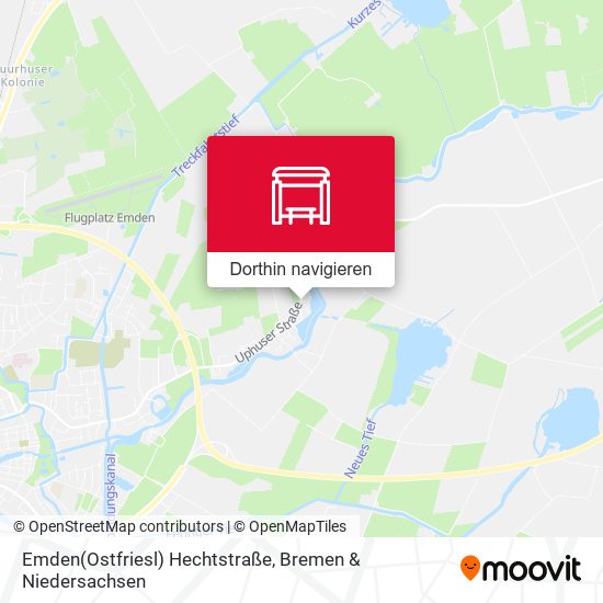 Emden(Ostfriesl) Hechtstraße Karte