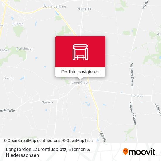 Langförden Laurentiusplatz Karte