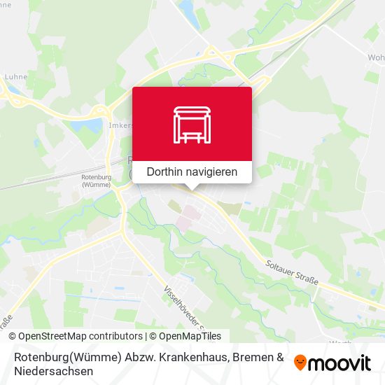 Rotenburg(Wümme) Abzw. Krankenhaus Karte