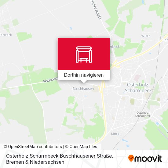 Osterholz-Scharmbeck Buschhausener Straße Karte