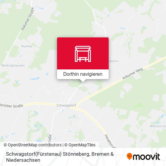 Schwagstorf(Fürstenau) Stönneberg Karte