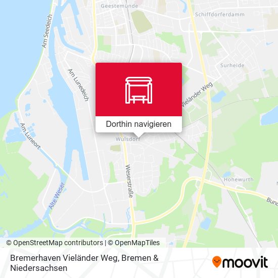 Bremerhaven Vieländer Weg Karte