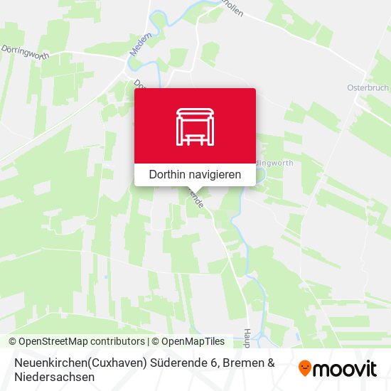 Neuenkirchen(Cuxhaven) Süderende 6 Karte
