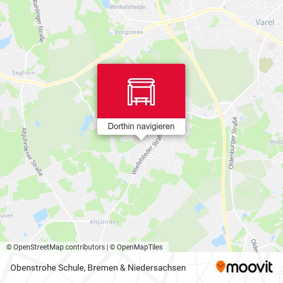 Obenstrohe Schule Karte