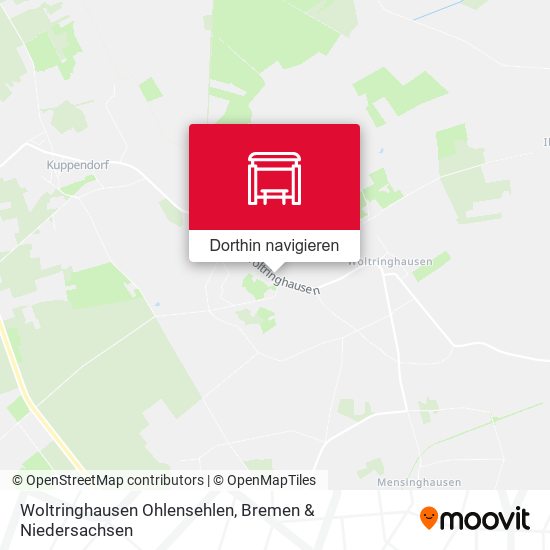 Woltringhausen Ohlensehlen Karte