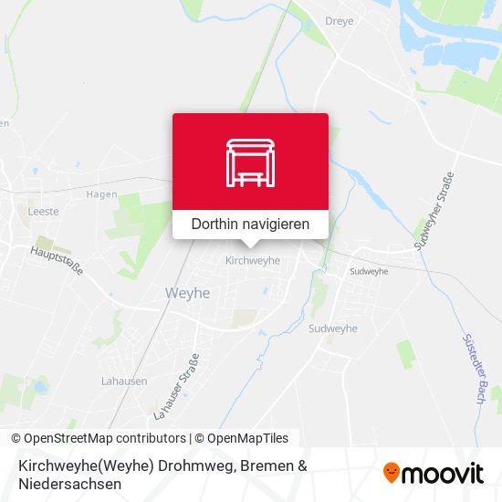 Kirchweyhe(Weyhe) Drohmweg Karte