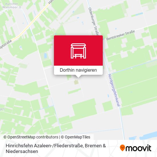 Hinrichsfehn Azaleen- / Fliederstraße Karte