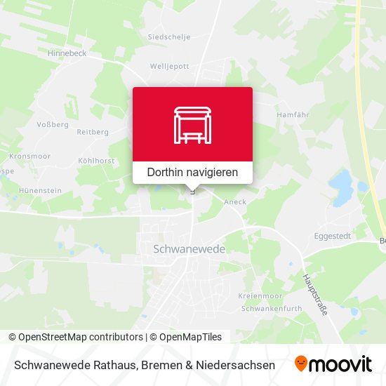 Schwanewede Rathaus Karte