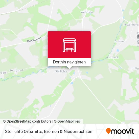 Stellichte Ortsmitte Karte