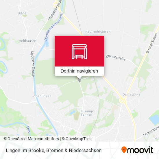 Lingen Im Brooke Karte