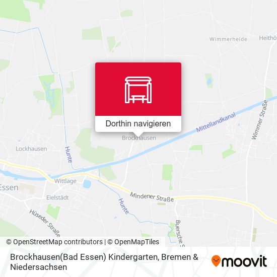 Brockhausen(Bad Essen) Kindergarten Karte