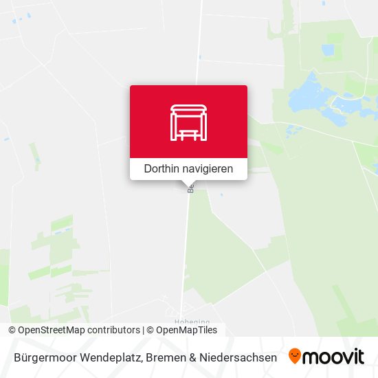 Bürgermoor Wendeplatz Karte