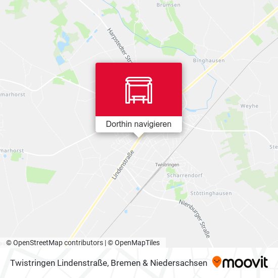 Twistringen Lindenstraße Karte