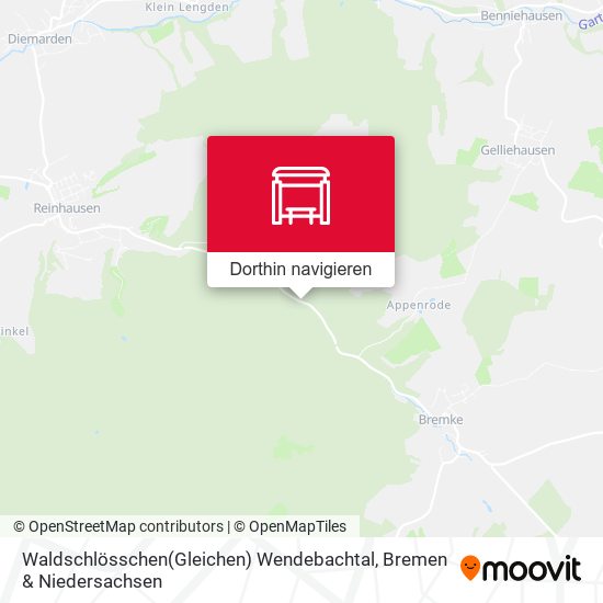 Waldschlösschen(Gleichen) Wendebachtal Karte